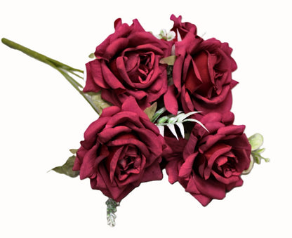 Flowers Bouquet Pink, Burgundy, White & Light Purple - LGC/TA-RC