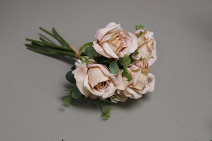 Flowers Bouquet - White, Pink & Beige - LGC/TA-B