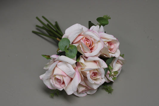 Flowers Bouquet - White, Pink & Beige - LGC/TA-B