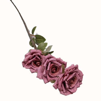 Artificial Rose Stem- Vintage Rose, Cinnamon & Cream LGC/VRC-68