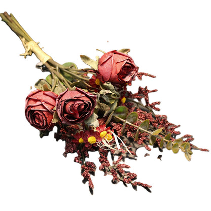 Flowers Bouquet - Pink & Burgundy - LGC-PA-1