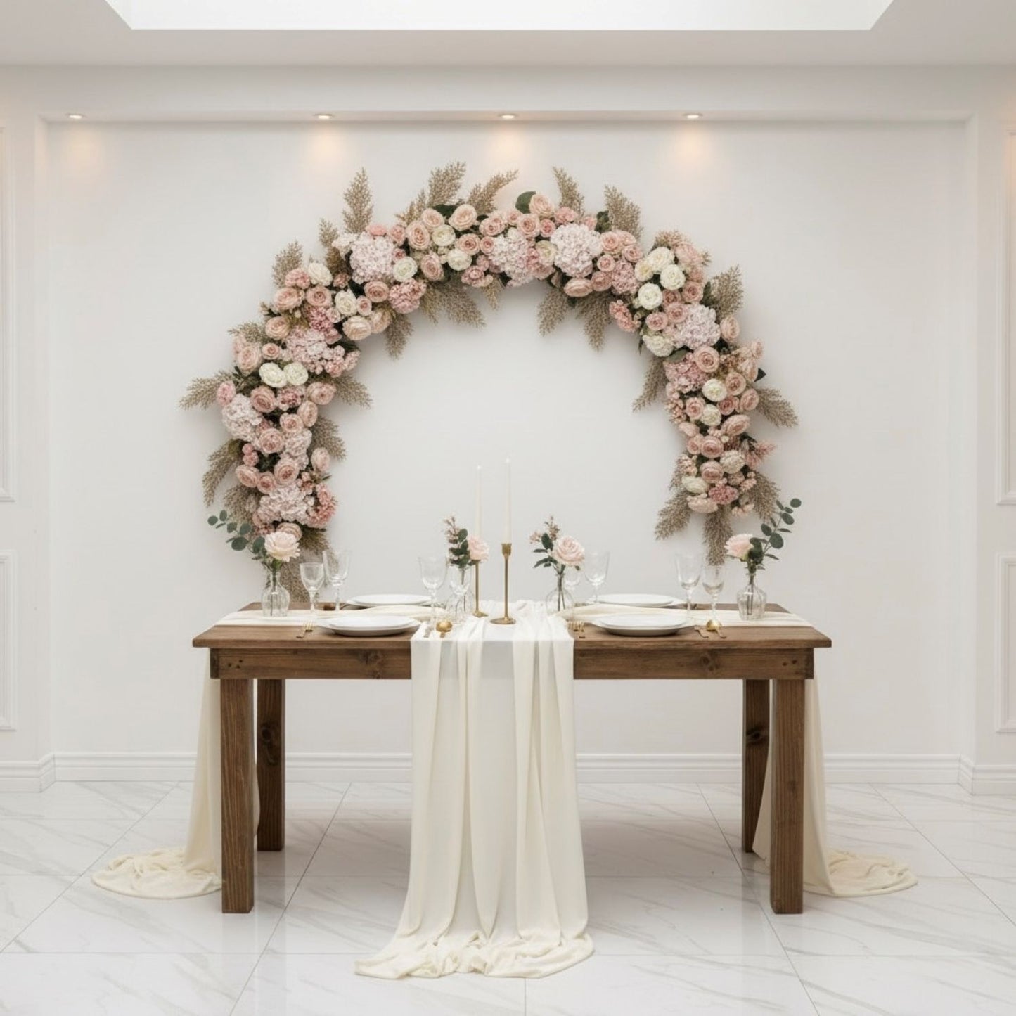 Flowers Bouquet - (Pink-Cream) & (Cream-White) | LGC/PA-RH