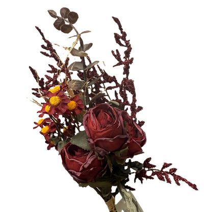 Flowers Bouquet - Pink & Burgundy - LGC-PA-1
