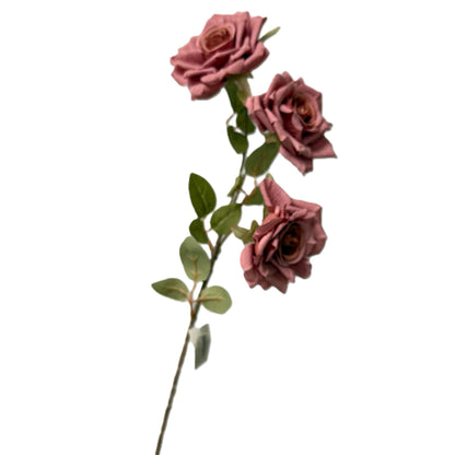 Artificial Rose Stem- Vintage Rose, Cinnamon & Cream LGC/VRC-68