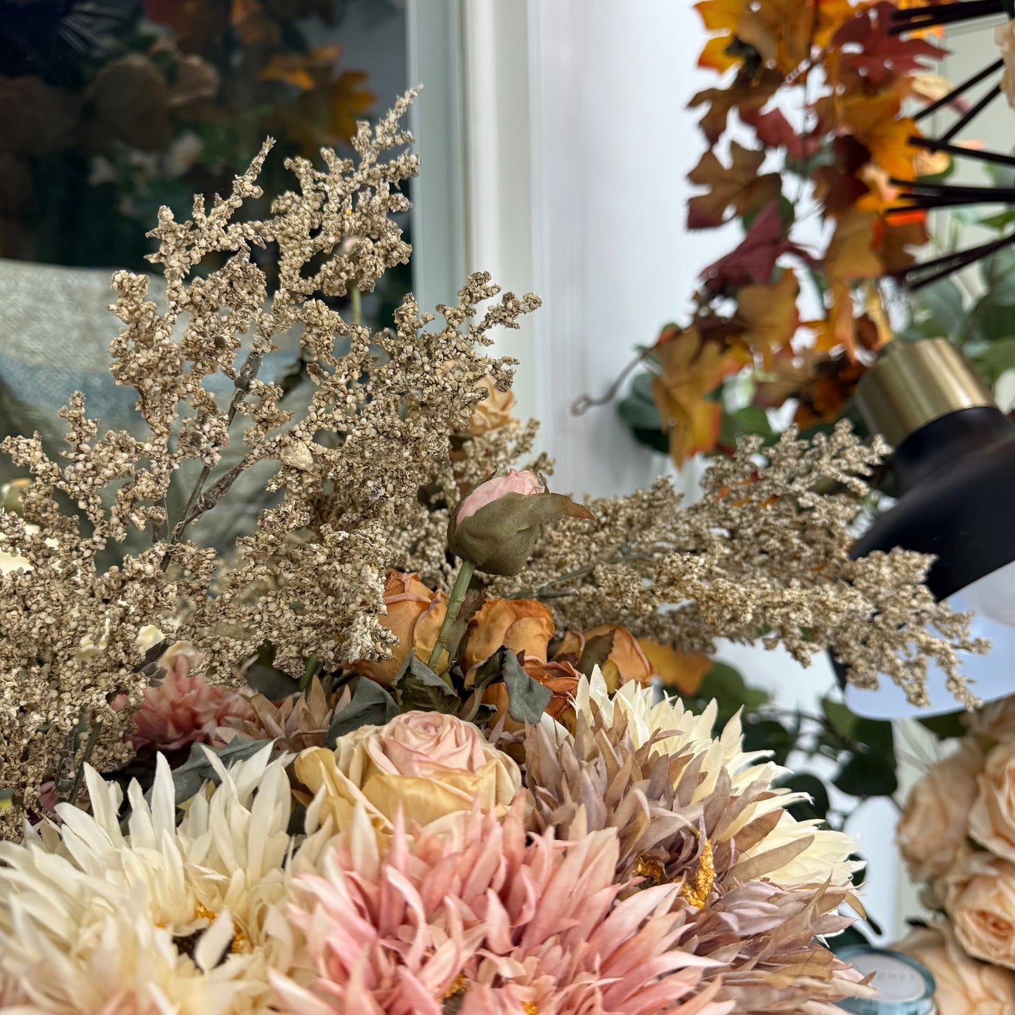 Faux Dried Foliage Beige Branch -  LGC/ VG-G