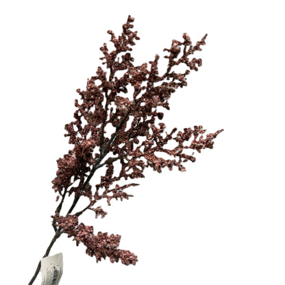 Faux Autumn Stems Picks - Burgundy, Rose Gold & Chartreuse- LGC/PA-3