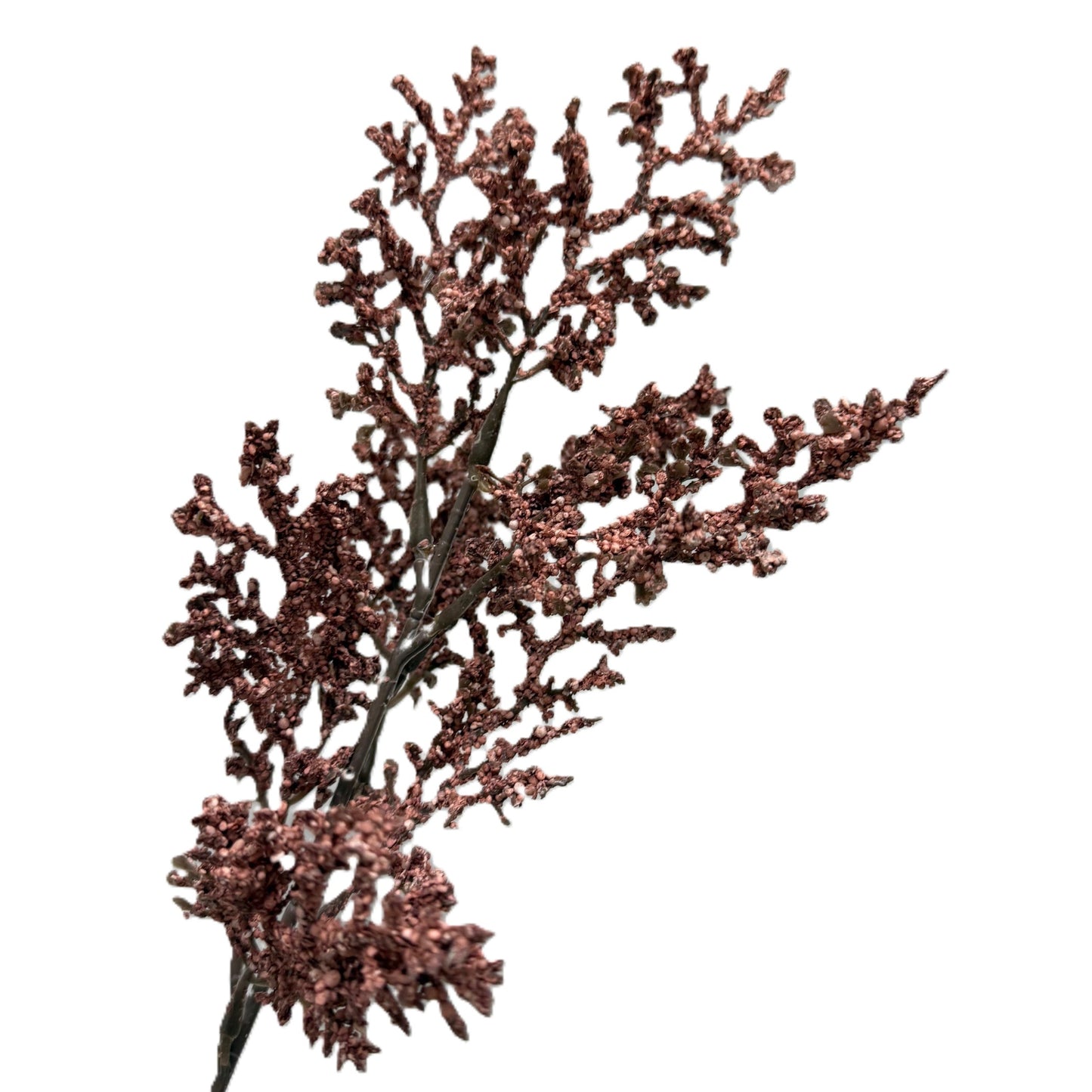 Faux Autumn Stems Picks - Burgundy, Rose Gold & Chartreuse- LGC/PA-3