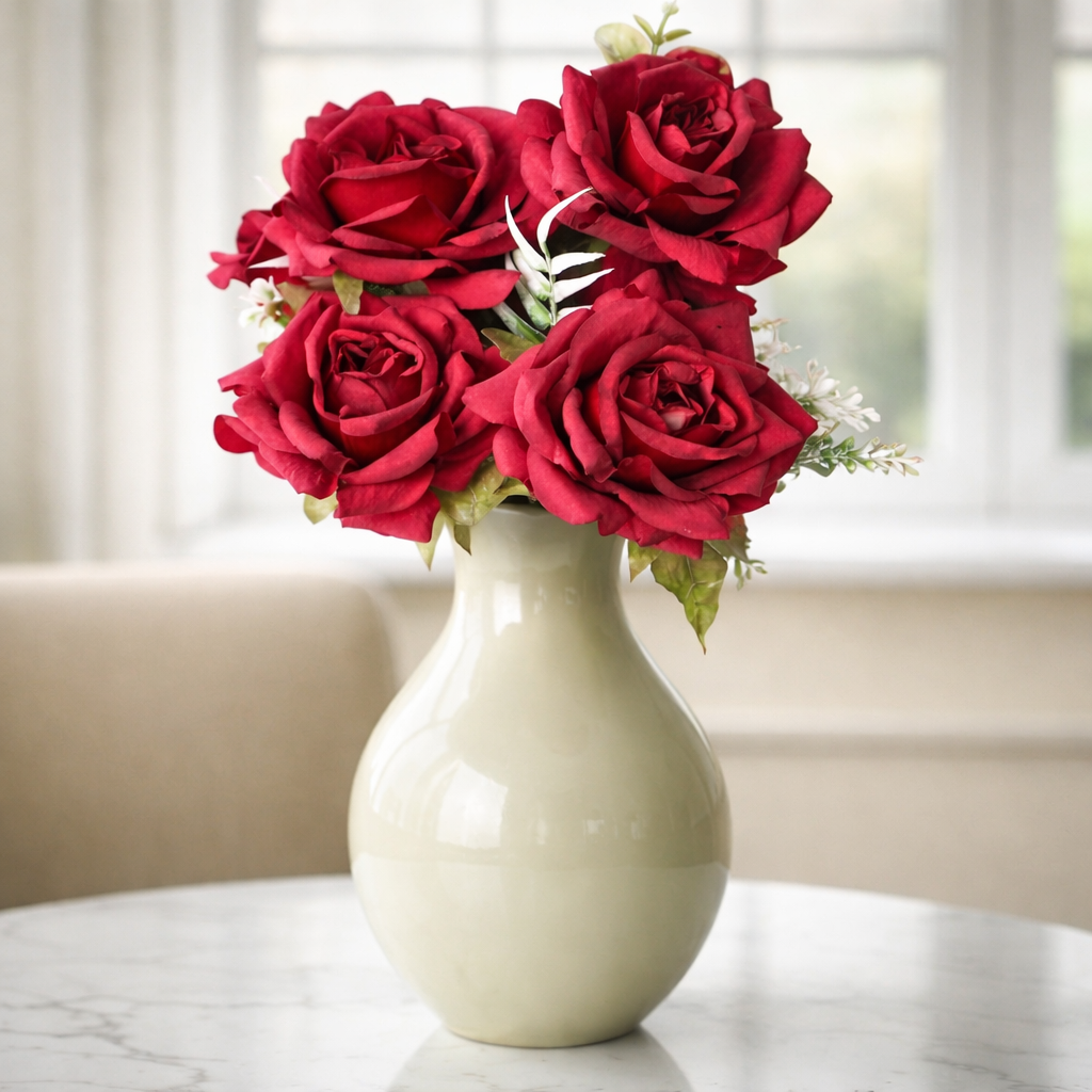 Flowers Bouquet Pink, Burgundy, White & Light Purple - LGC/TA-RC