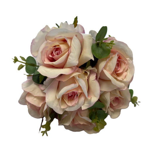 Flowers Bouquet - White, Pink & Beige - LGC/TA-B