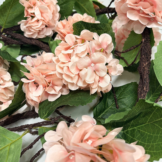 Premium Faux Hydrangea Garland - Blue & Pink - LGC/TA-TH