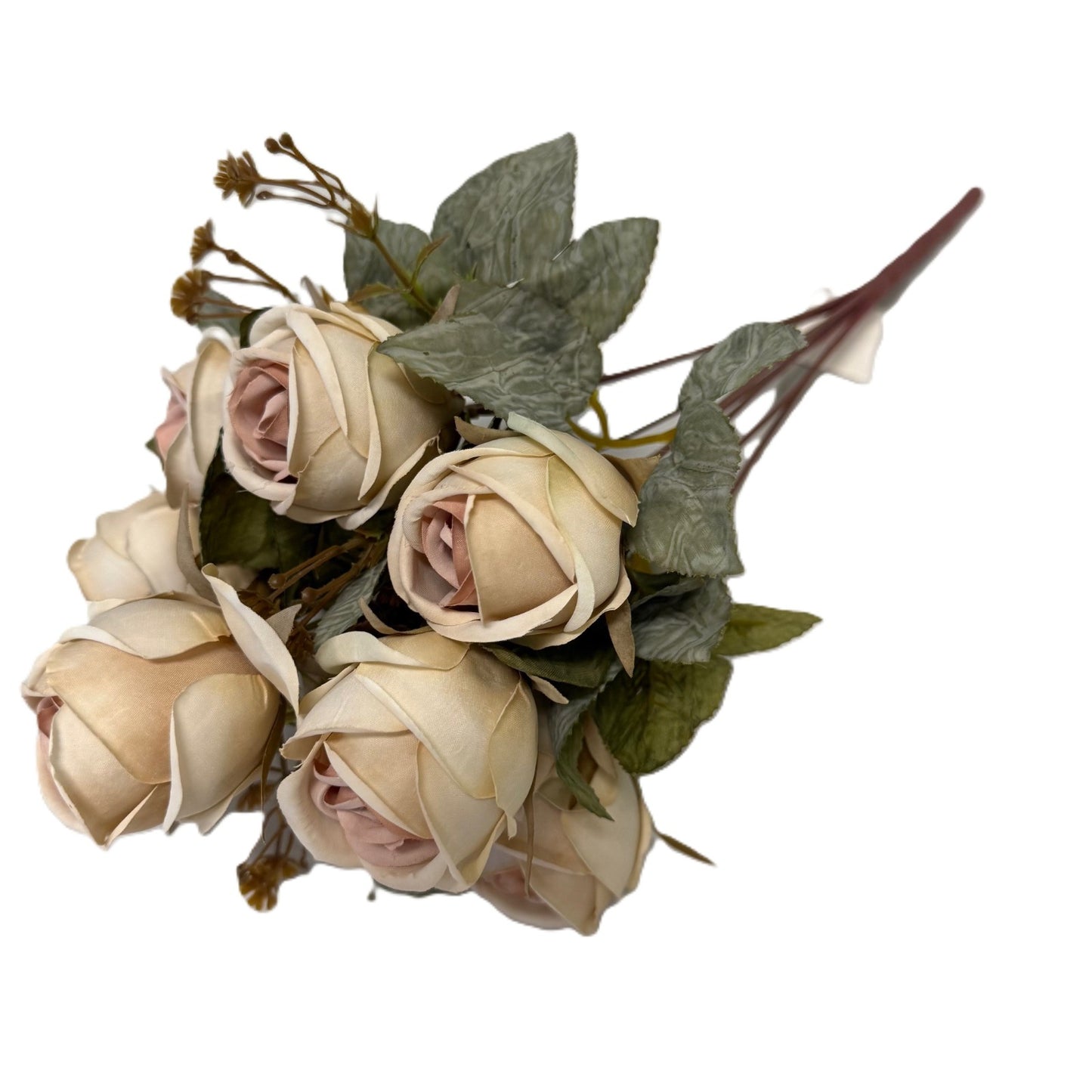 Flowers Bouquet -Burgundy, Terracotta, Cream & Vintage Rose - LGC/TA-RE