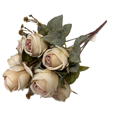 Flowers Bouquet -Burgundy, Terracotta, Cream & Vintage Rose - LGC/TA-RE