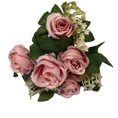 Flowers Bouquet - Ivory, Pink, Terracotta & White - LGC/TA-REM