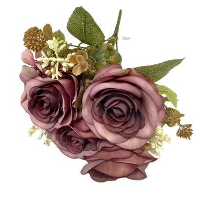 Flowers Bouquet -Light Violet, Blue & White - LGC/TA-RG-2