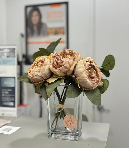 Flowers Bouquet - Vintage Rose & Ivory - LGC/PA-P