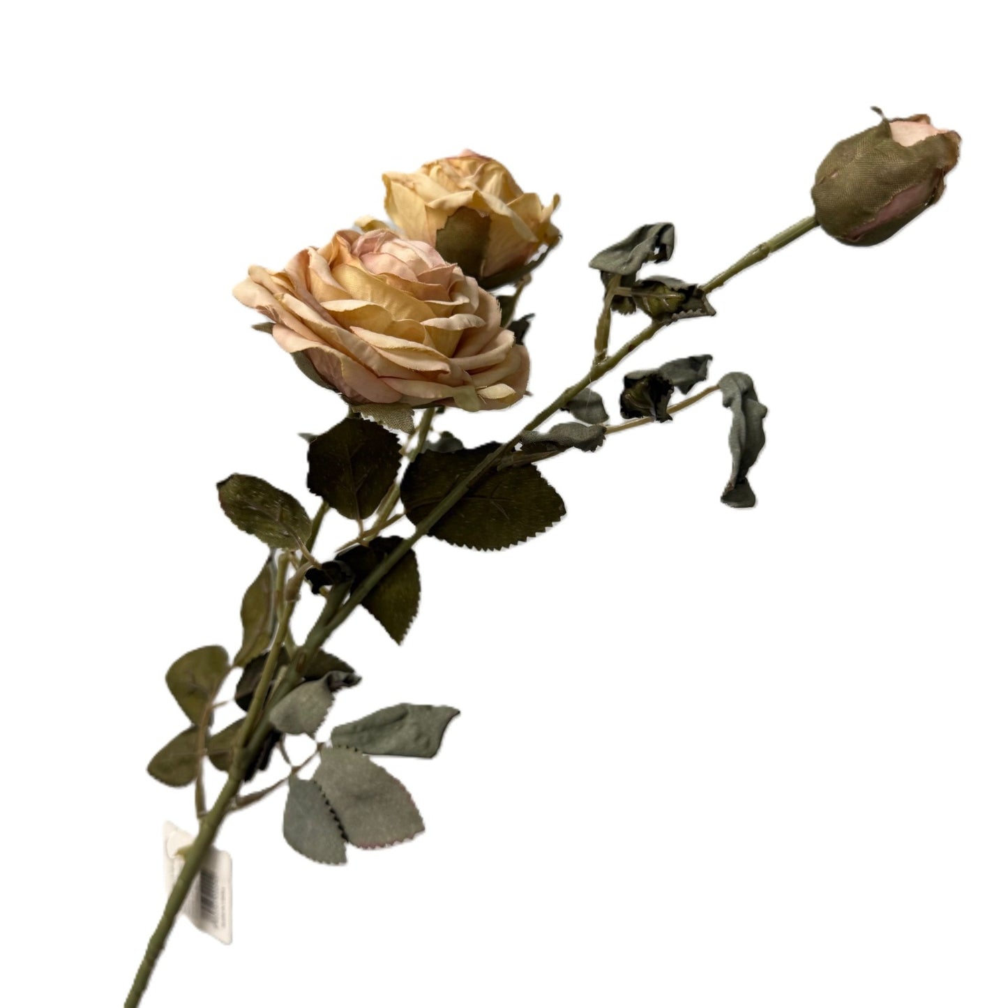 Triple Bloom Artificial Rose Stem Vintage Pink & Cream LGC/VRP-60