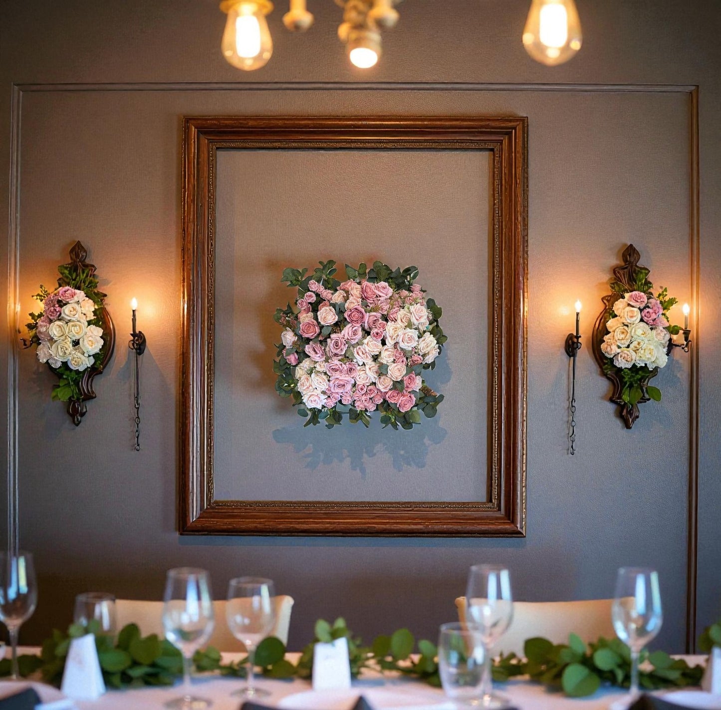 Rose Floral Panel for Elegant Wall & Event Décor - LGC/FP-1