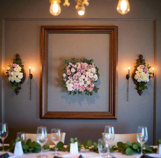 Rose Floral Panel for Elegant Wall & Event Décor - LGC/FP-1