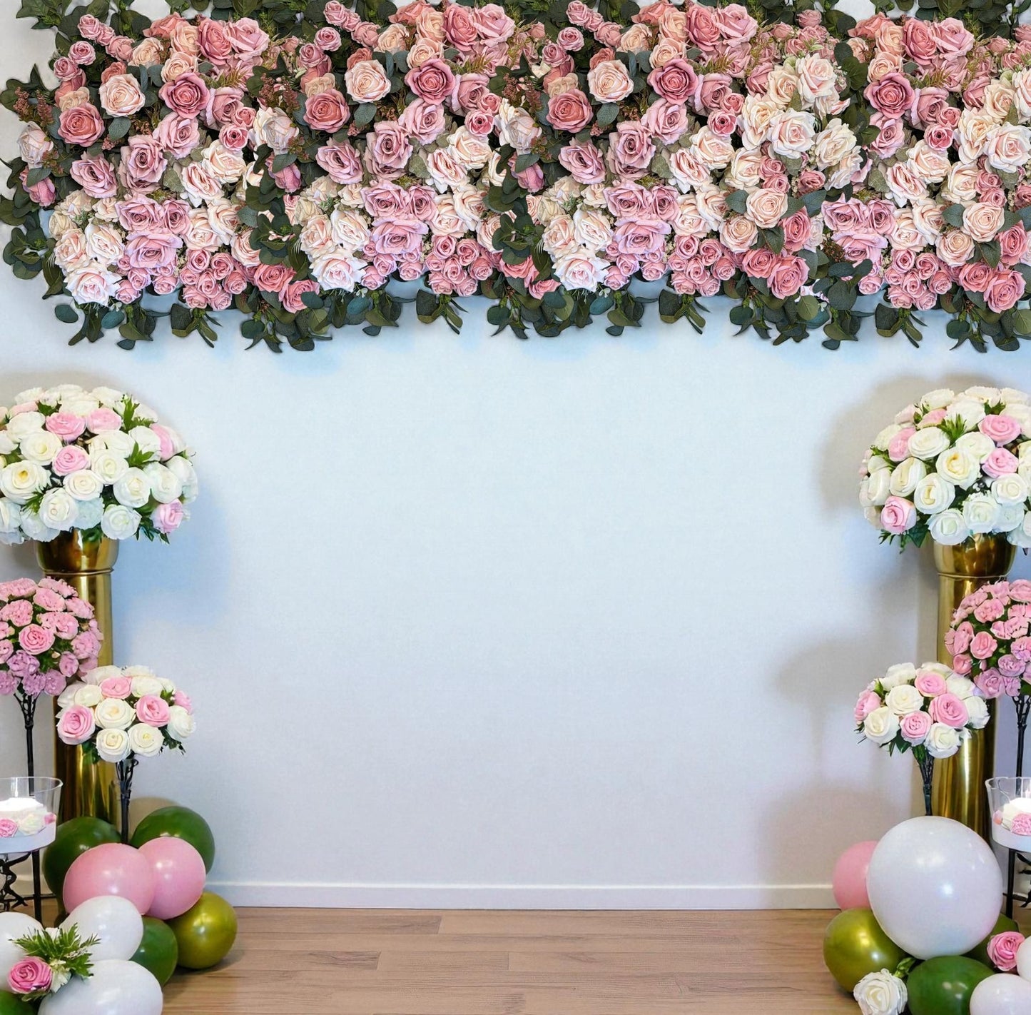 Rose Floral Panel for Elegant Wall & Event Décor - LGC/FP-1