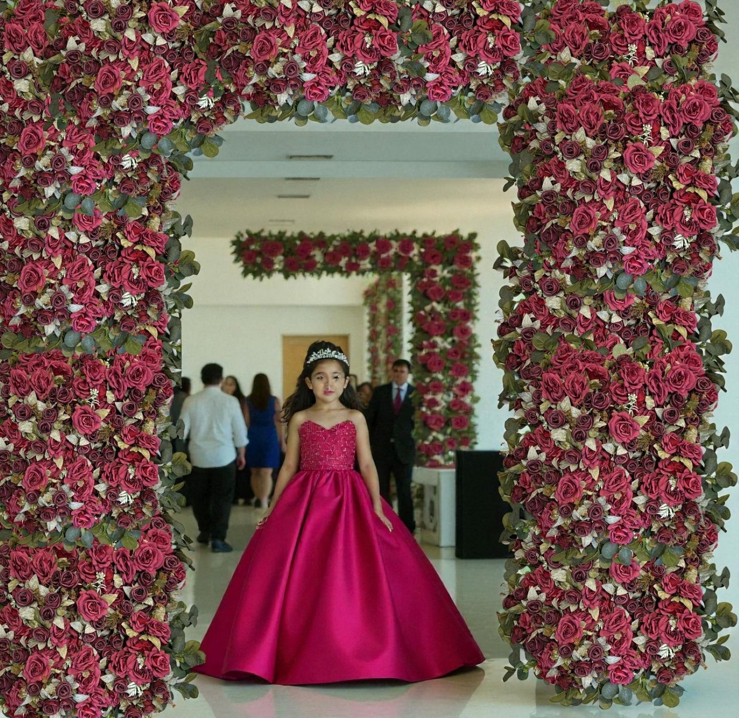 Rose Floral Panel for Elegant Wall & Event Décor - LGC/FP-1