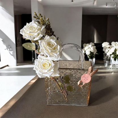 Rose Handbag Floral Arrangement for Luxury Décor - LGC/FC-1