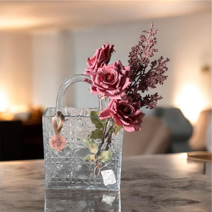 Rose Handbag Floral Arrangement for Luxury Décor - LGC/FC-1