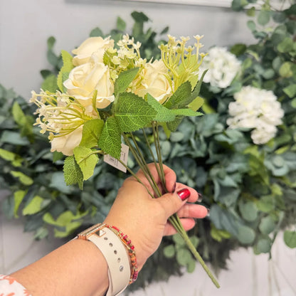 Flowers Bouquet - Ivory, Pink, Terracotta & White - LGC/TA-REM