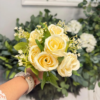 Flowers Bouquet - Ivory, Pink, Terracotta & White - LGC/TA-REM