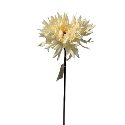 Artificial Gerbera Stem – Rustic Vintage Floral Accent Yellow, Warm Cinnamon, Pink & Cream LGC/PA-1Y