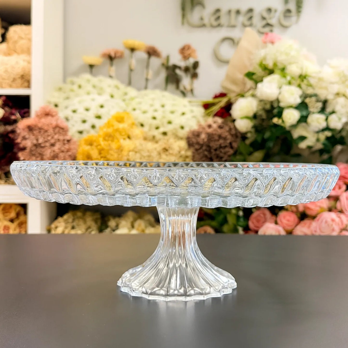 Luxury Round Crystal Cake Stand- LGC-PTC