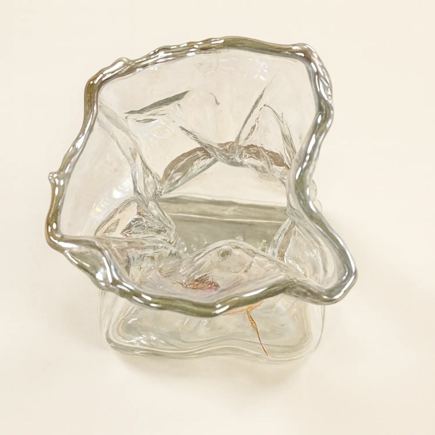 Iridescent Glass Vase for Artificial Flower Arrangements - LGC-FBAG