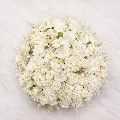 White Rose Artificial Floral Arrangement for Elegant Events - LGC/TF-1