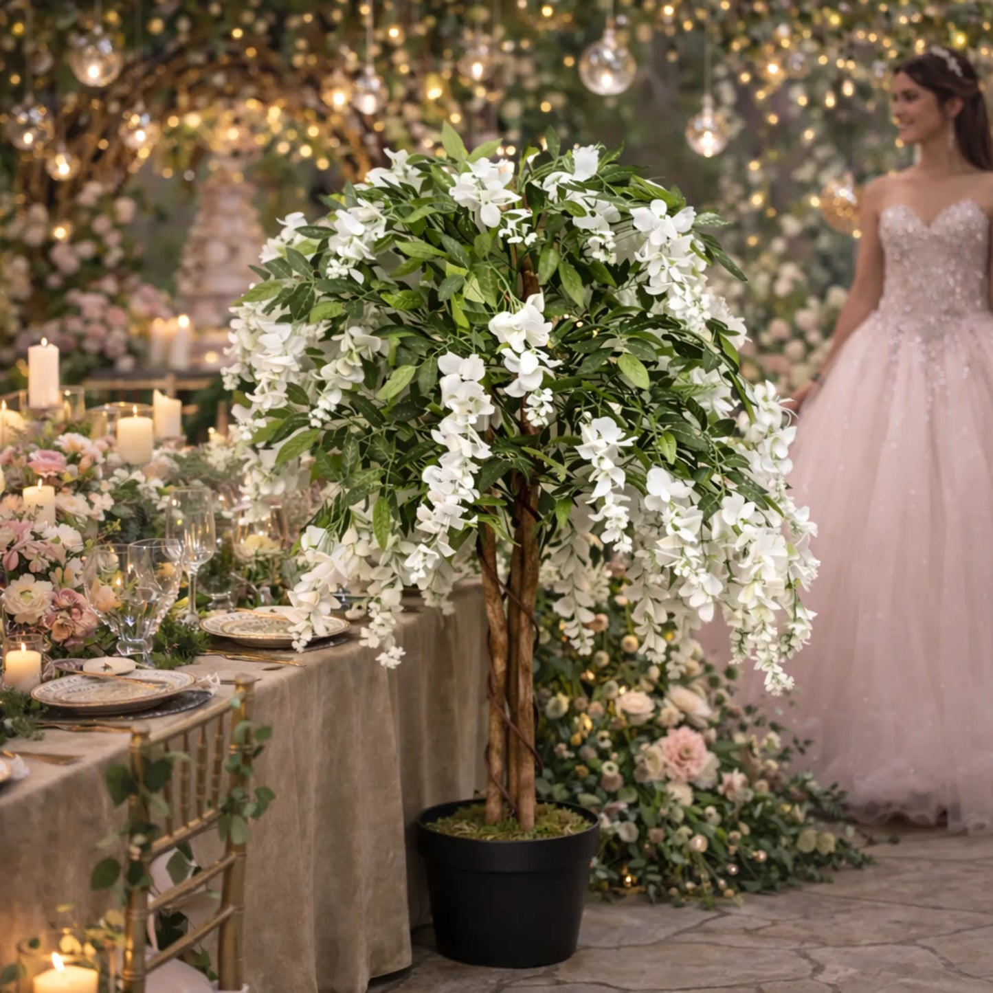 Artificial Wisteria Tree - LGC-PA-120