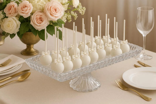 Rectangular Crystal Pedestal Tray for Luxury Displays - LGC-ARG