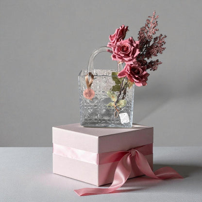 Rose Handbag Floral Arrangement for Luxury Décor - LGC/FC-1