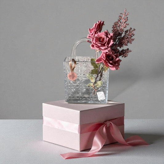 Rose Handbag Floral Arrangement for Luxury Décor - LGC/FC-1