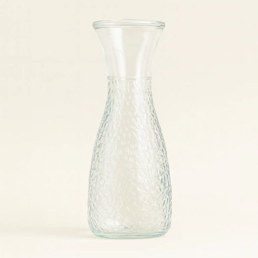 Textured Glass Vase for Artificial Floral Arrangements - LGC-FJ