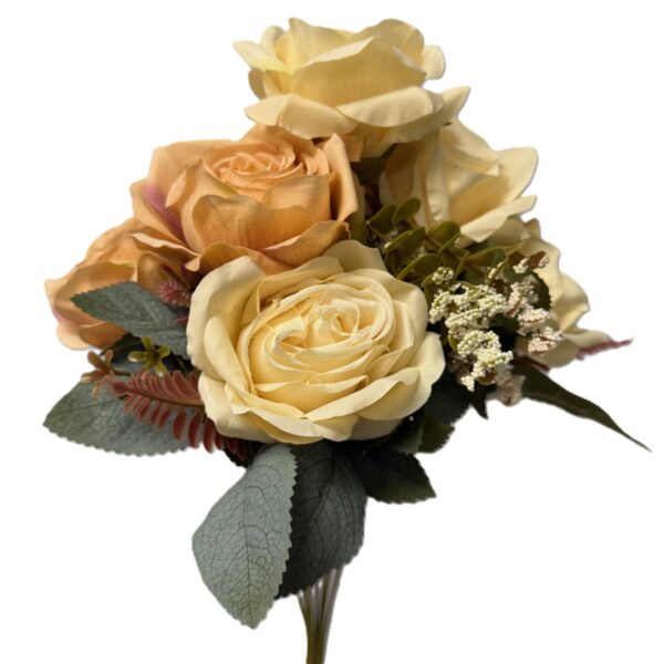 Flowers Bouquet - Pink, White, Beige & Ivory-  LGC/TA-RR-2