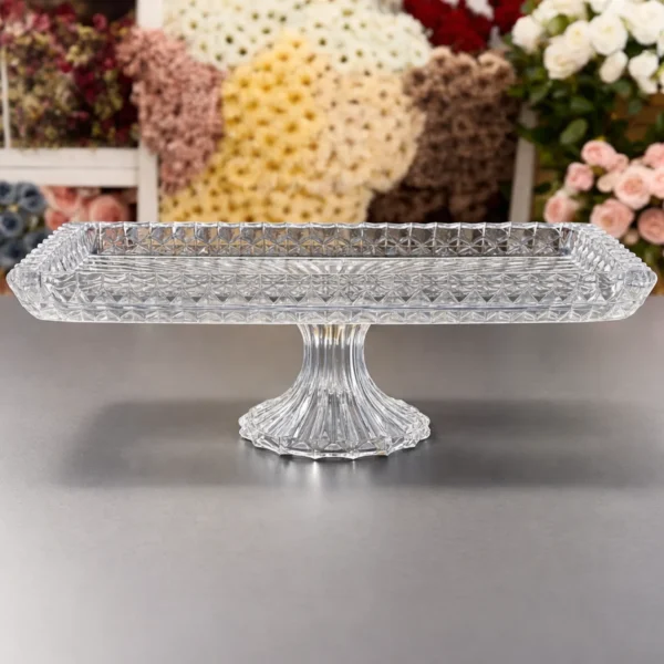 Rectangular Crystal Pedestal Tray - LGC-ARG